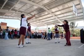 Mejoran condiciones de la Primaria Xicoténcatl con techumbre.