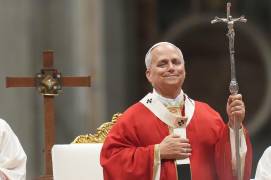 El Papa León XIV celebra una misa en la Basílica de San Pedro, en el Vaticanocon motivo de la inauguración anual del año académico en las universidades pontificias.