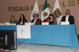 Gerardo Márquez Guevara, fiscal General de Justicia del Estado de Coahuila, habló sobre el proceso del presunto feminicida durante una rueda de prensa.