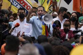 Guaidó reunió a unas 300 personas en su primera convocatoria desde 2020.