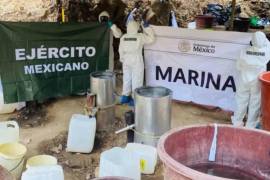 La localización del laboratorio fue durante los recorridos de vigilancia | Foto: Especial