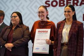 Verónica Díaz (C), electa como coordinadora estatal para la Defensa de la Transformación y la Soberanía Nacional para Zacatecas.