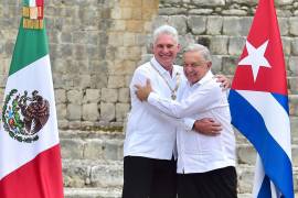 Ceremonia de Condecoración de la Orden Mexicana del Águila Azteca al presidente de la República de Cuba, Miguel Díaz-Canel Bermúdez por parte del presidente Andrés Manuel López Obrador.