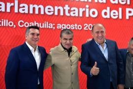 El 18 de agosto de 2022 se realizó la plenaria del PRI en Saltillo, donde coincidieron Alito Moreno, Miguel Riquelme y Rubén Moreira.