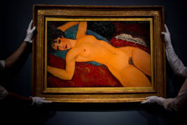 Un desnudo de Modigliani, estrella de las subastas de mayo en Nueva York