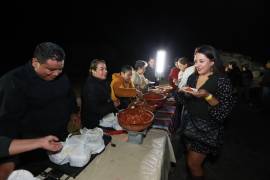 Familias saltillenses disfrutaron de la décima edición de Noche de Museos en La Pedrera del Cañón de San Lorenzo.