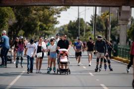 Familias aprovecharon el espacio para convivir y realizar actividades físicas.