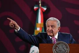 CIUDAD DE MÉXICO, 06SEPTIEMBRE2024.- Andrés Manuel López Obrador, presidente de México, durante su intervención en la conferencia matutina realizada en Palacio Nacional, en la que ofreció comentarios sobre la operación del Tren Interurbano en sus primeros días de servicio; sobre la iniciativa de reforma judicial; y enumeró las reformas constitucionales en el período neoliberal. FOTO: MARIO JASSO/CUARTOSCURO.COM