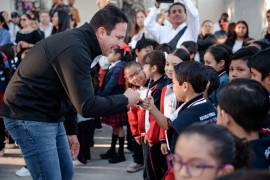 La Primaria Francisco de Urdiñola fue el plantel número 20 visitado desde el inicio de su administración.