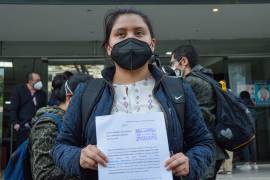 Representante del Colectivo por la Seguridad del Metro, Yeraldi Cortés.