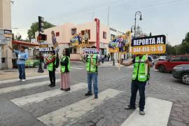 Durante la actividad se difundió el 844-414-11-14 para reportar a personas sorprendidas arrojando basura.