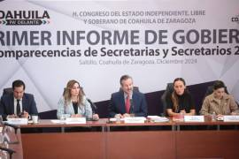 Emmanuel Garza Fishburn, secretario de Educación en Coahuila, compareció este martes en el Congreso del Estado.