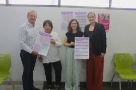 Las diputadas Marimar Treviño Garza y Beatriz Fraustro Dávila presentaron la convocatoria de la Consulta Legislativa en la Presidencia Municipal de Saltillo.