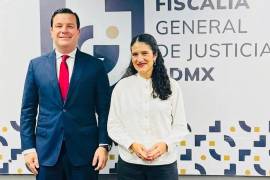 Federico Fernández Montañez, sostuvo una reunión de trabajo con la fiscal de la Ciudad de México, Bertha Alcalde Luján.