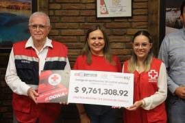 En lo que va de la actual administración, se han entregado más de 188 millones de pesos a la Cruz Roja.