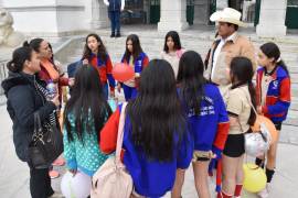 El grupo de alumnas tiene una exitosa participación en el evento deportivo de Ciudad Frontera.