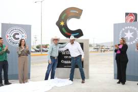 En las dos obras viales entregadas se invirtieron 406 millones de pesos.