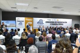El gobernador Manolo Jiménez encabezó el arranque de la construcción de Torre Latitud en Torreón.