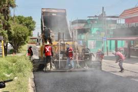 Gran avance registra la rehabilitación del bulevar Solidaridad, en la colonia Zaragoza, al oriente de la ciudad.