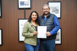 El alcalde Tomás Gutiérrez Merino destacó que el deporte es una herramienta de transformación y que el municipio apoya a quienes representan con orgullo a la ciudad, como el caso de Perla.