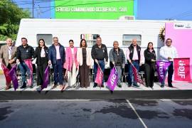 La alcaldesa Sara Irma Pérez Cantú encabezó las actividades, enfocadas en acercar servicios médicos gratuitos a las mujeres del municipio.