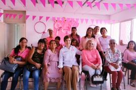 Selina Bremer de Cepeda acompañó a las participantes durante la jornada de reflexión y autocuidado.