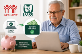 Los pensionados del IMSS bajo la Ley 73 que tengan recursos acumulados en el Infonavit pueden solicitar la devolución de ese dinero mediante un trámite completamente en línea.