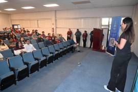 Representantes de Sanhua y Questum expusieron oportunidades de Residencia Profesional y empleo ante estudiantes del TecNM-Saltillo.