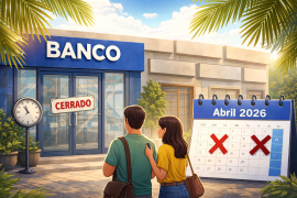 Los días de Jueves y Viernes Santo, siendo estos el 2 y 3 de abril, las sucursales de los bancos permanecerán cerradas.