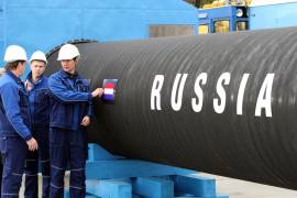 Rusia suministraba casi el 40% del gas natural transportado por gasoducto a la Unión Europea.