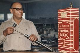 La fabricación local de bombas de aire: la marca MAYC llegó a ser un referente nacional.