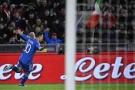 Giacomo Raspadori fue uno de los jugadores italianos que contribuyeron a la cuenta de goles de la Selección de Italia ante la escuadra que los eliminó en la Copa Mundial de Qatar 2022.