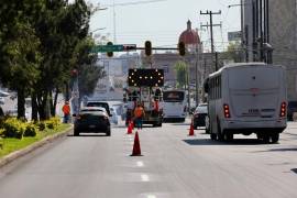 Ya están en marcha los trabajos de repintado de carriles.