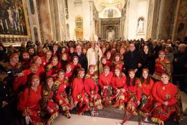 El gobernador Manolo Jiménez Salinas supervisa personalmente los avances del proyecto cultural en el Vaticano, destacando la colaboración entre gobierno y sector empresarial.