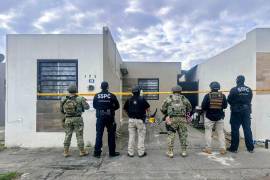 La vivienda cateada se ubica en el municipio de El Carmen, Nuevo León informó la Fiscalía General de Justicia del estado