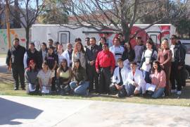 Un total de 57 alumnos se registraron voluntariamente para participar en la colecta de sangre coordinada por el Centro Estatal de Transfusión Sanguínea.