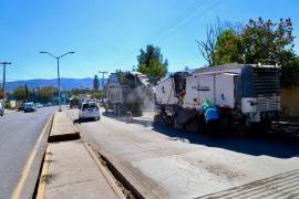 El tramo a recarpetear del bulevar Eulalio Gutiérrez se ubica entre los bulevares Valdés Sánchez y Fundadores.