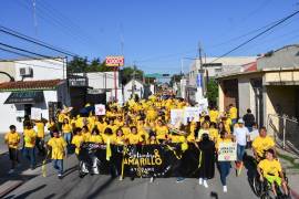 Cientos marcharon en Piedras Negras para conmemorar el Día Mundial de la Prevención del Suicidio.