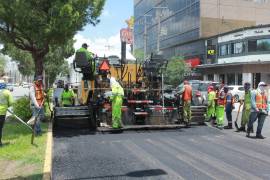 Los trabajos de repavimentación en el bulevar Venustiano Carranza se extenderán por varias semanas más.