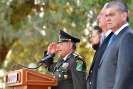El capitán primero de Infantería DEM, Adrián Robles, dijo que con acto se rinde homenaje a jóvenes integrantes de una institución llena de honor.