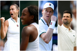 Novak Djokovic, Jannik Sinner, Aryna Sabalenka y Coco Gauff debutaron con triunfo en Wimbledon 2026.