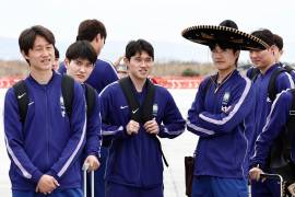La selección de Corea del Sur fue recibida en Guadalajara, donde inició su preparación en las instalaciones de Verde Valle.