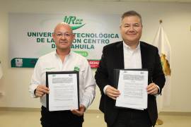 El acuerdo fue encabezado por el rector Jesús Alfredo Oyervides Valdés y el presidente de la CDHEC, José Ángel Rodríguez Canales.