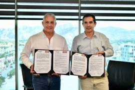 El Municipio fue representado en la firma por el alcalde, Román Cepeda y Residencial Viñedos S.A. de C.V., por parte de su representante legal, Mario Canales.