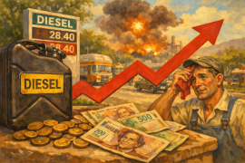 El alza del petróleo en 2026 repite el escenario de 2022: ingresos récord que se evaporan al subsidiar el diésel para frenar la inflación.