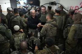 El primer ministro Benjamin Netanyahu visitó la zona de seguridad en el sur del Líbano junto con el ministro de Defensa, Israel Katz, y el subjefe del Estado Mayor, el general de división Tamir Yadai.