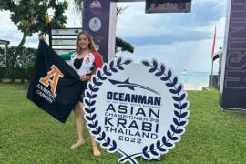 La sirena Alejandra Iturbe Arellano consiguió oro en la categoría 20-29 años en la distancia de 5 kilómetros que se realizó en Krabi, Tailandia