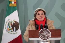 La presidenta respondió a señalamientos sobre presuntos intentos de bloquear movilizaciones en su contra en Chihuahua, lo que rechazó de manera categórica.