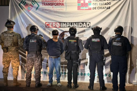Fuerzas de seguridad lo detuvieron en Chiapas luego de un operativo desplegado en Tapachula.
