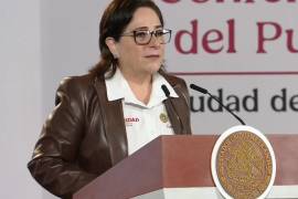 La coordinadora Nacional de Protección Civil, Laura Velázquez Alzúa, informó los detalles del ejercicio y destacó que, por primera vez, un Simulacro Nacional se realizará en sábado.